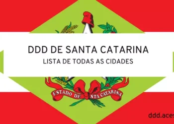 ddd de santa catarina